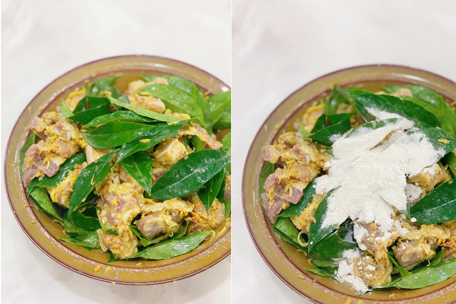 Áo lớp bột chiên giòn để chiên